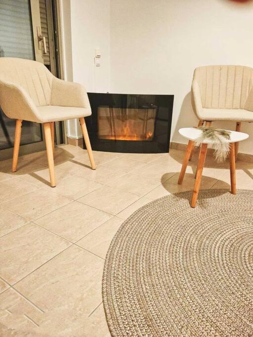 New Modern Flat Pyrgos Centre Olympia Apartment Luaran gambar